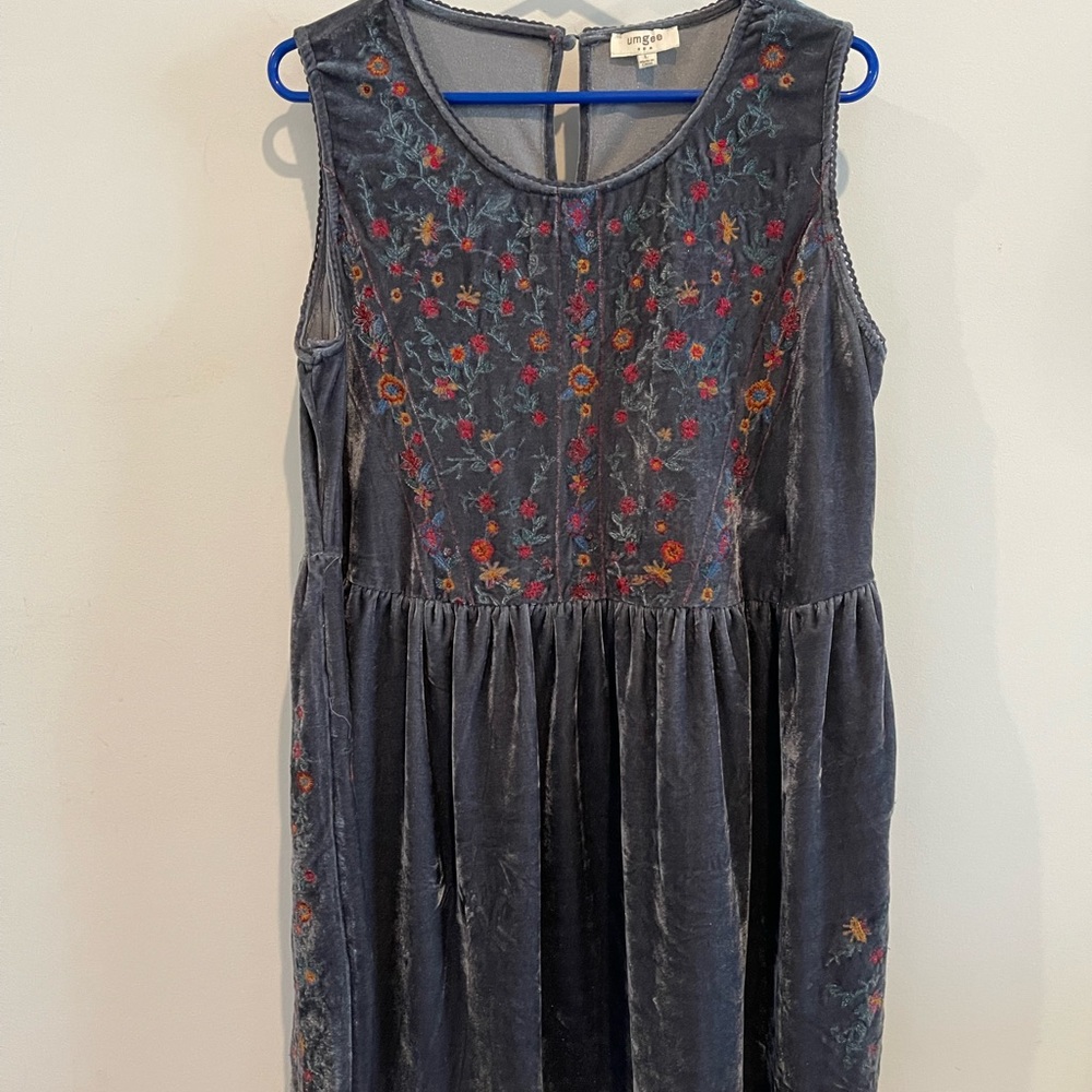 Umber large tunic dress